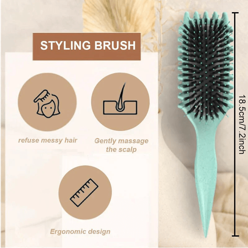 Haarbürste mit Locken-Definition für alle Haartypen -    Zorenza