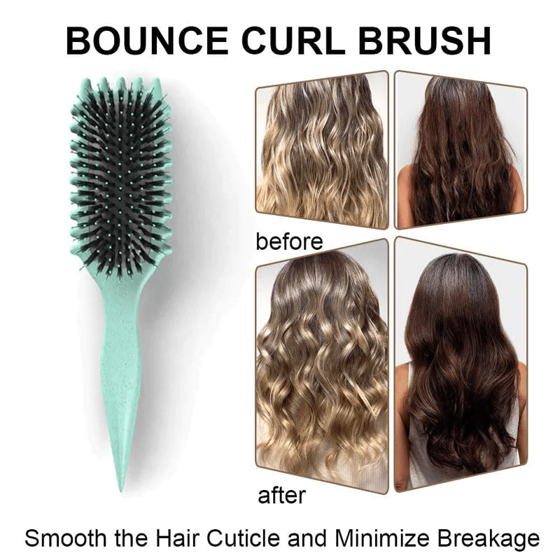 Haarbürste mit Locken-Definition für alle Haartypen -    Zorenza