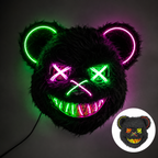 LED-Maske mit Neonlicht und mehreren Leuchtmodi -    Zorenza