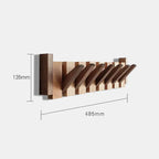Wandgarderobe aus Holz im Piano-Design – 4-8 Haken -    Zorenza