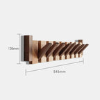 Wandgarderobe aus Holz im Piano-Design – 4-8 Haken -    Zorenza