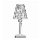 LED Tischlampe Kristall mit diamantförmigem Lampenschirm -    Zorenza