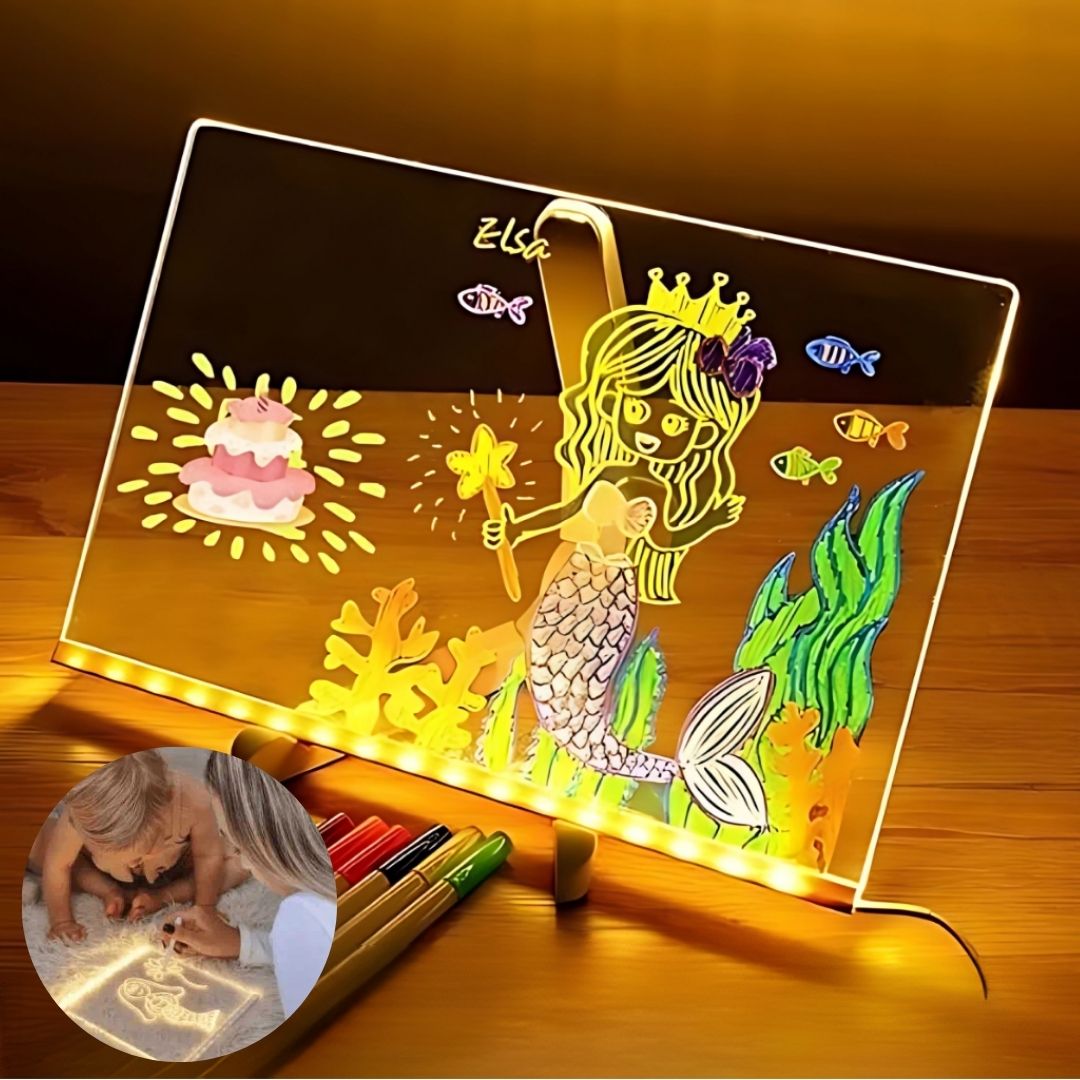 LED Zeichentafel Acrylcm für Kinder -    Zorenza