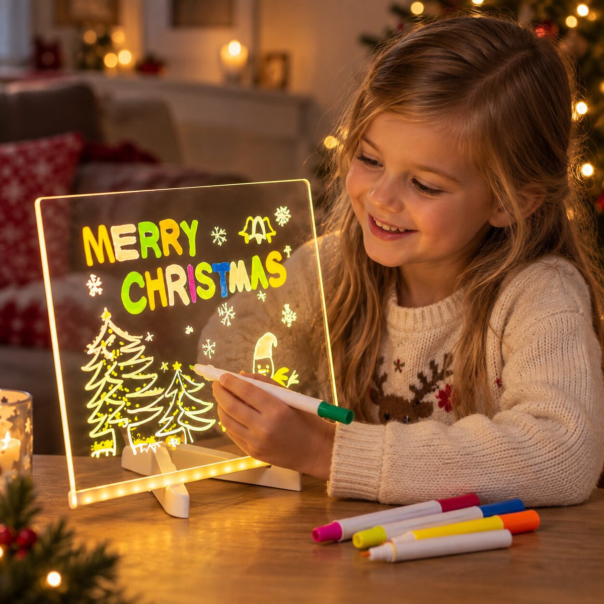 LED Zeichentafel Acrylcm für Kinder -    Zorenza