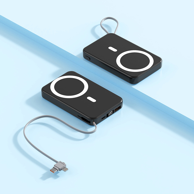 Magnetische Wireless Powerbank mit MagSafe-Kompatibilität -    Zorenza
