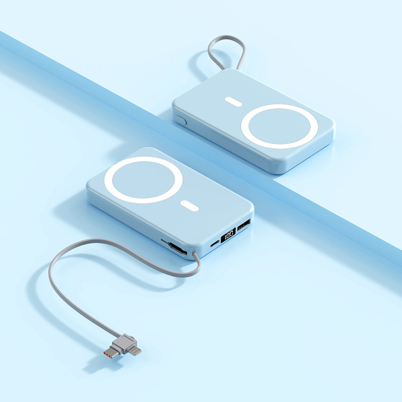 Magnetische Wireless Powerbank mit MagSafe-Kompatibilität -    Zorenza