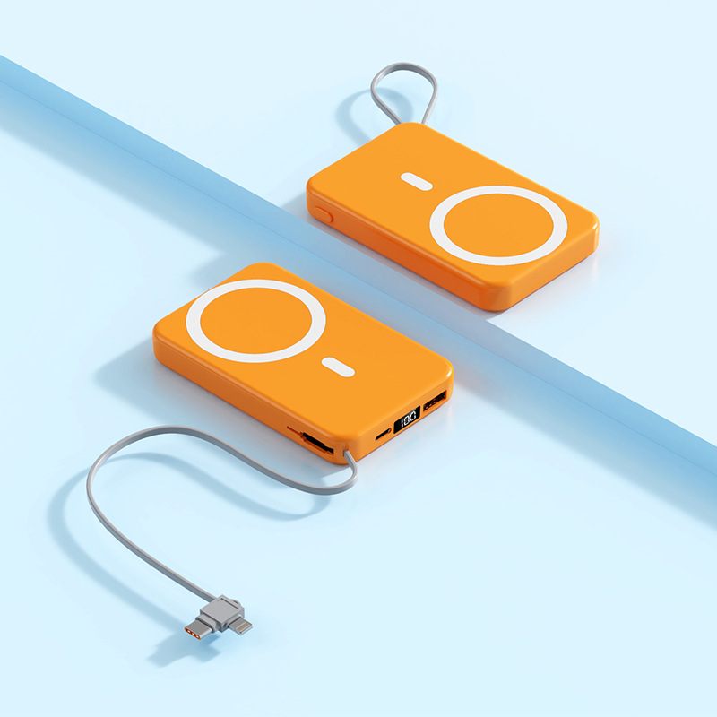 Magnetische Wireless Powerbank mit MagSafe-Kompatibilität -    Zorenza