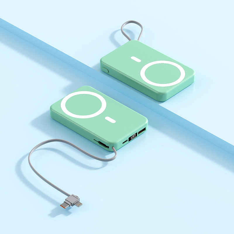 Magnetische Wireless Powerbank mit MagSafe-Kompatibilität -    Zorenza