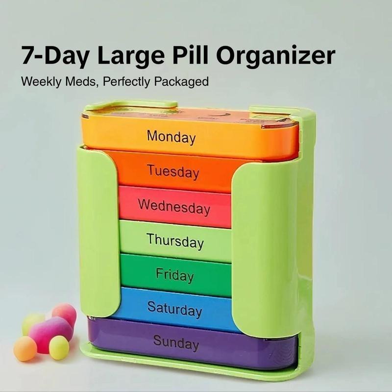 7-Tage Pillenbox mit Tageslabels Zorenza