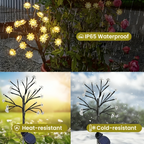 Solarleuchte Blumen mit flexiblen Ästen -    Zorenza