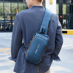 Anti-Diebstahl Crossbody-Tasche mit versteckten Fächern -    Zorenza