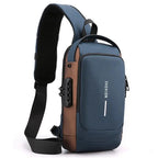 Anti-Diebstahl Crossbody-Tasche mit versteckten Fächern -    Zorenza