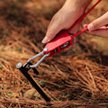 Verstellbare Zeltabspannseile mit Rollenschnalle – 4er-Set Zorenza