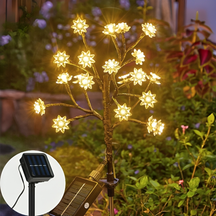 Solarleuchte Blumen mit flexiblen Ästen -    Zorenza