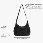 Crossbody-Tasche mit wasserdichtem Nylon -    Zorenza
