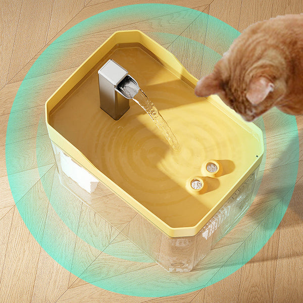 Katzenwasserbrunnen mit Automatik-Pumpe – Leiser Betrieb Zorenza