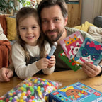 Pompon-Bastelset mit Tierkarten – Kreatives Spiel ohne Bildschirm Zorenza