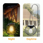Solar-Gartenlaterne mit Metallgitter - Retro Design -    Zorenza