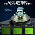Handmicroscoopmet LED-Verlichting und Display -    Zorenza