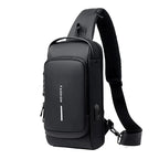 Anti-Diebstahl Crossbody-Tasche mit versteckten Fächern -    Zorenza