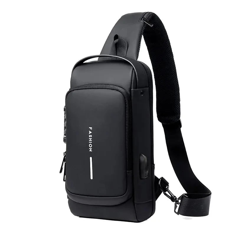 Anti-Diebstahl Crossbody-Tasche mit versteckten Fächern -    Zorenza