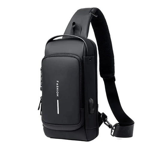 Anti-Diebstahl Crossbody-Tasche mit versteckten Fächern -    Zorenza