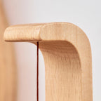 Windspiel Holz mit magnetischer Klangschale -    Zorenza