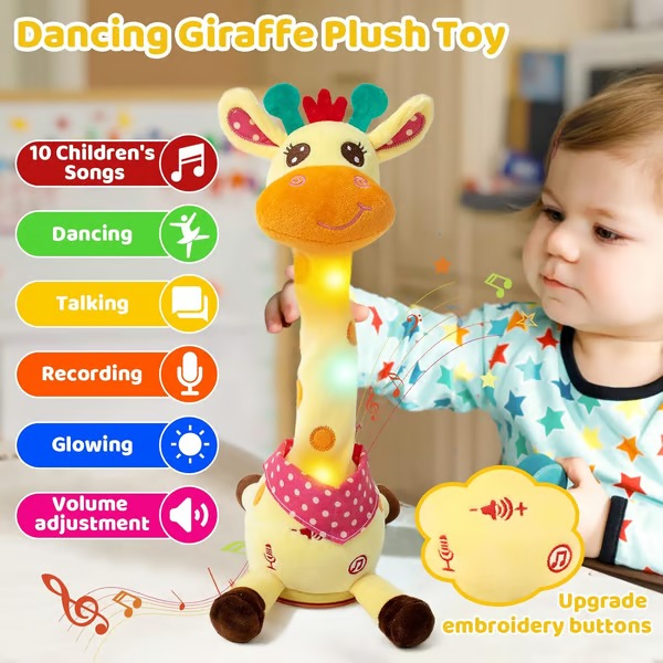 Interaktive Giraffe mit Musik und Sprachwiederholung -    Zorenza