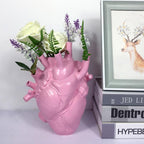 Herz-Vase anatomisch – Künstlerisches Design aus Keramik -    Zorenza