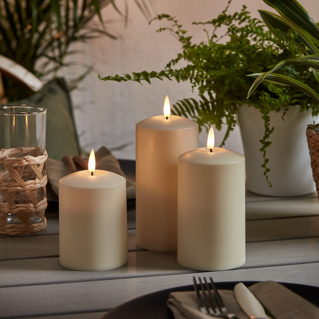 LED Kerzen Outdoormit Timer -    Zorenza