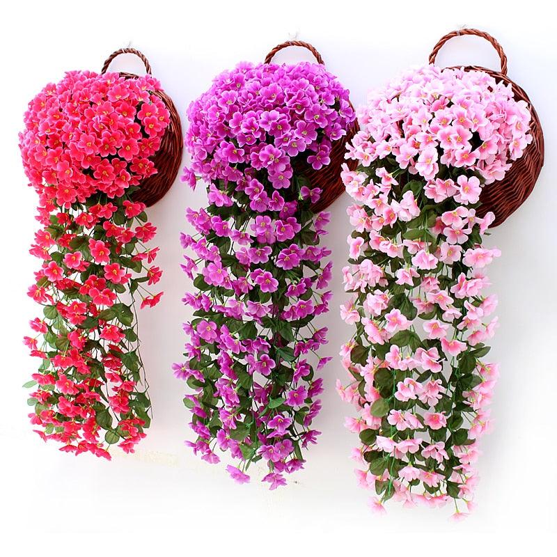Kunstblumen Hängend – Seidenblumen ohne Pflege -    Zorenza