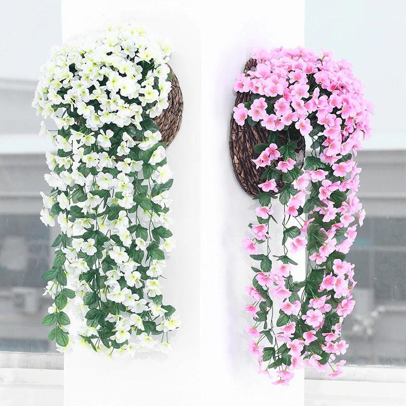 Kunstblumen Hängend – Seidenblumen ohne Pflege -    Zorenza