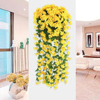 Kunstblumen Hängend – Seidenblumen ohne Pflege -    Zorenza
