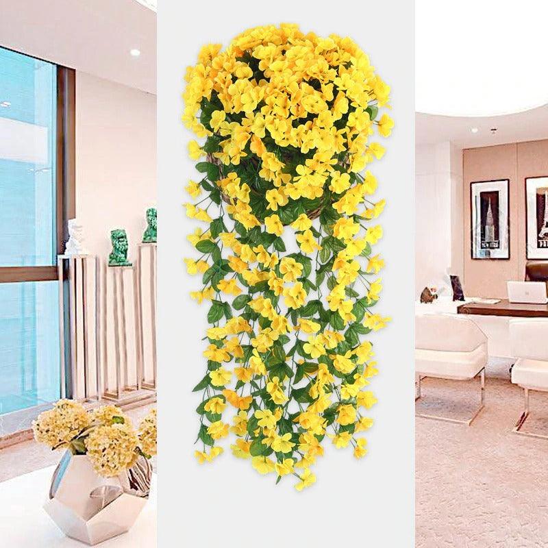 Kunstblumen Hängend – Seidenblumen ohne Pflege -    Zorenza