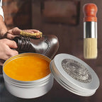 Lederpflegebalsam mit Applikatorbürste – Glanz erneuern und Risse verhindern Zorenza