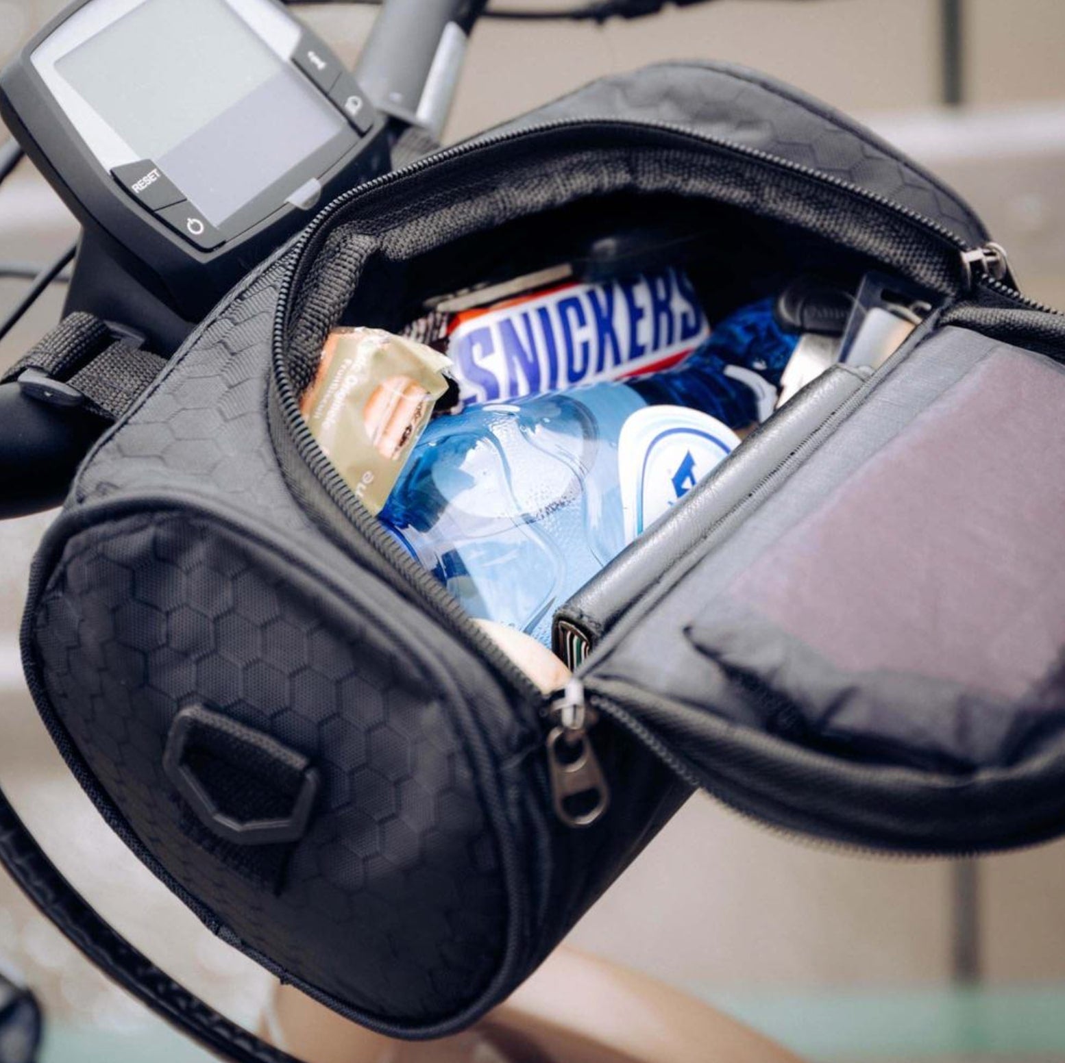 Fahrrad-Lenkertasche mit Touchscreen-Fenster – Navigieren ohne Hände Zorenza