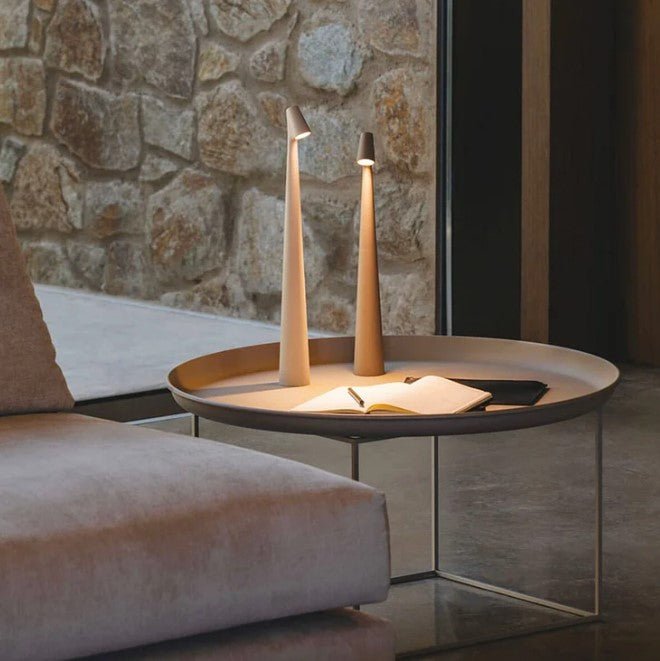 LED Tischlampe kabellos – wiederaufladbar und tragbar -    Zorenza