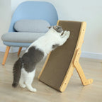 Katzen-Kratzmöbel mit Holzgestell und Wellpappe Zorenza