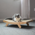 Katzen-Kratzmöbel mit Holzgestell und Wellpappe Zorenza