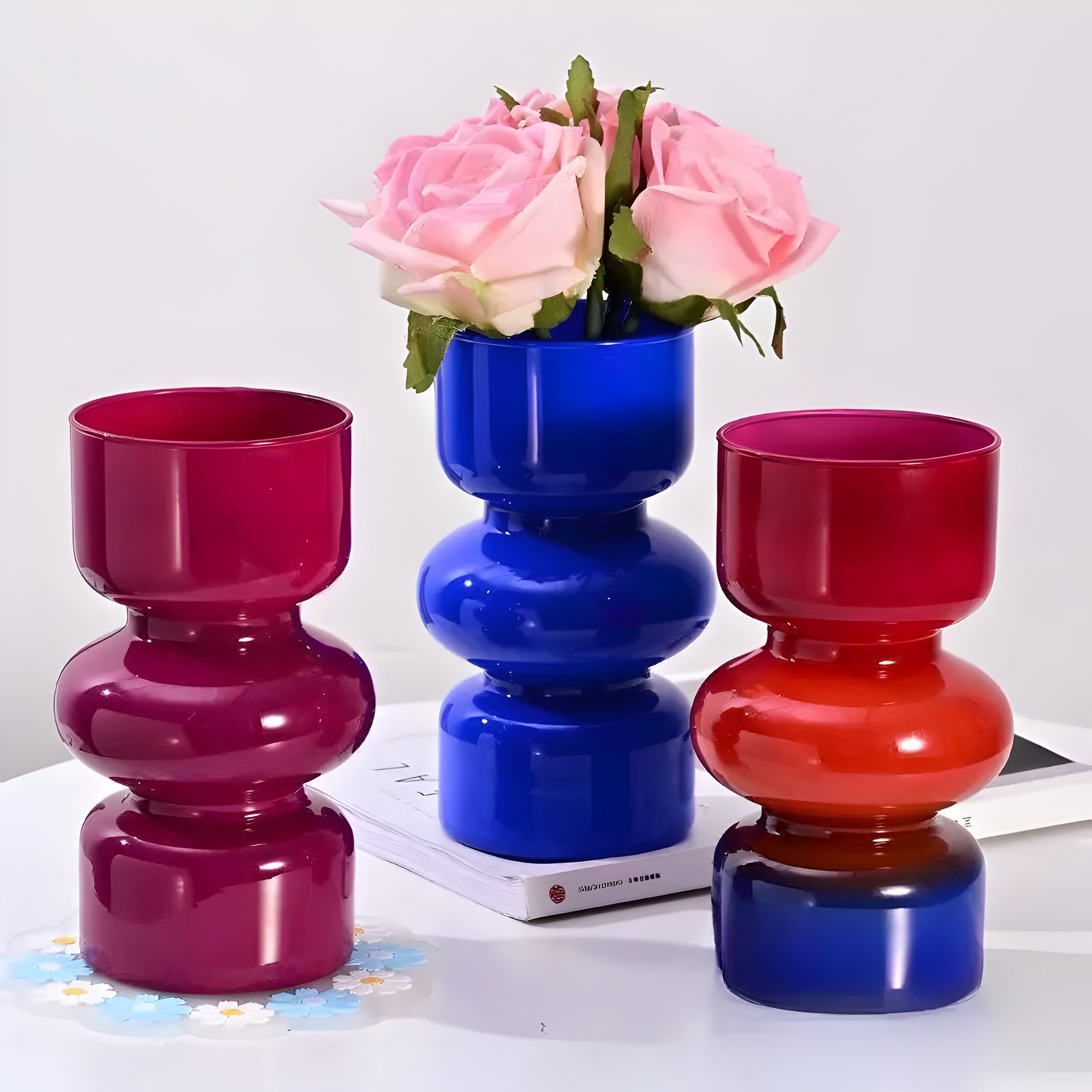 Glasvase Retro-Design hydroponischcm -    Zorenza