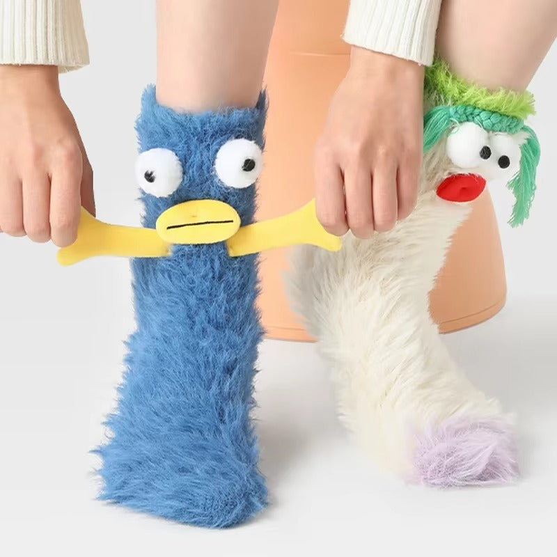 3D-Motivsocken Fleece – Kuschelig Warm für Zuhause -    Zorenza