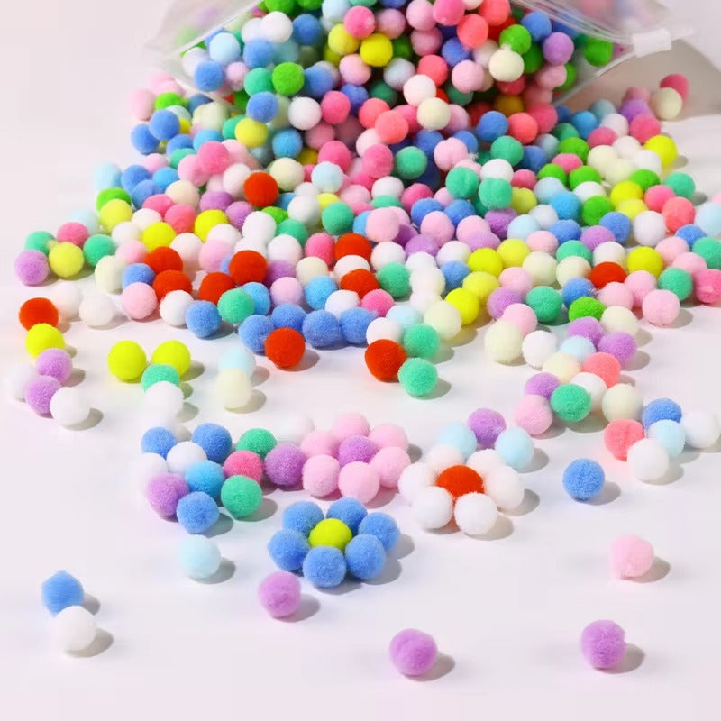Tier-Pompon-Set für Kinder – Kreative Beschäftigung ohne Unordnung -    Zorenza