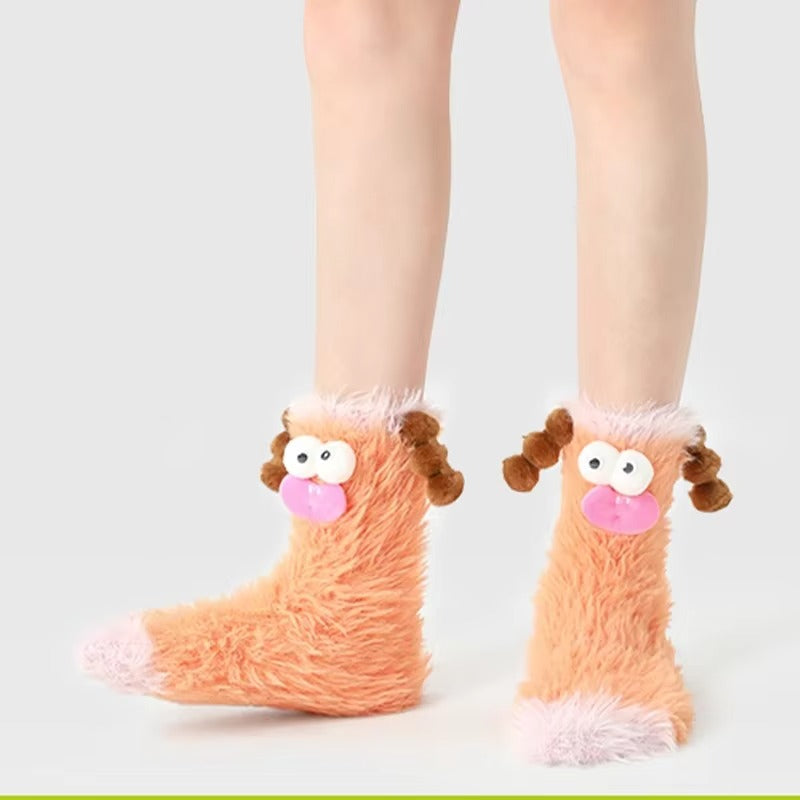 3D-Motivsocken Fleece – Kuschelig Warm für Zuhause -    Zorenza