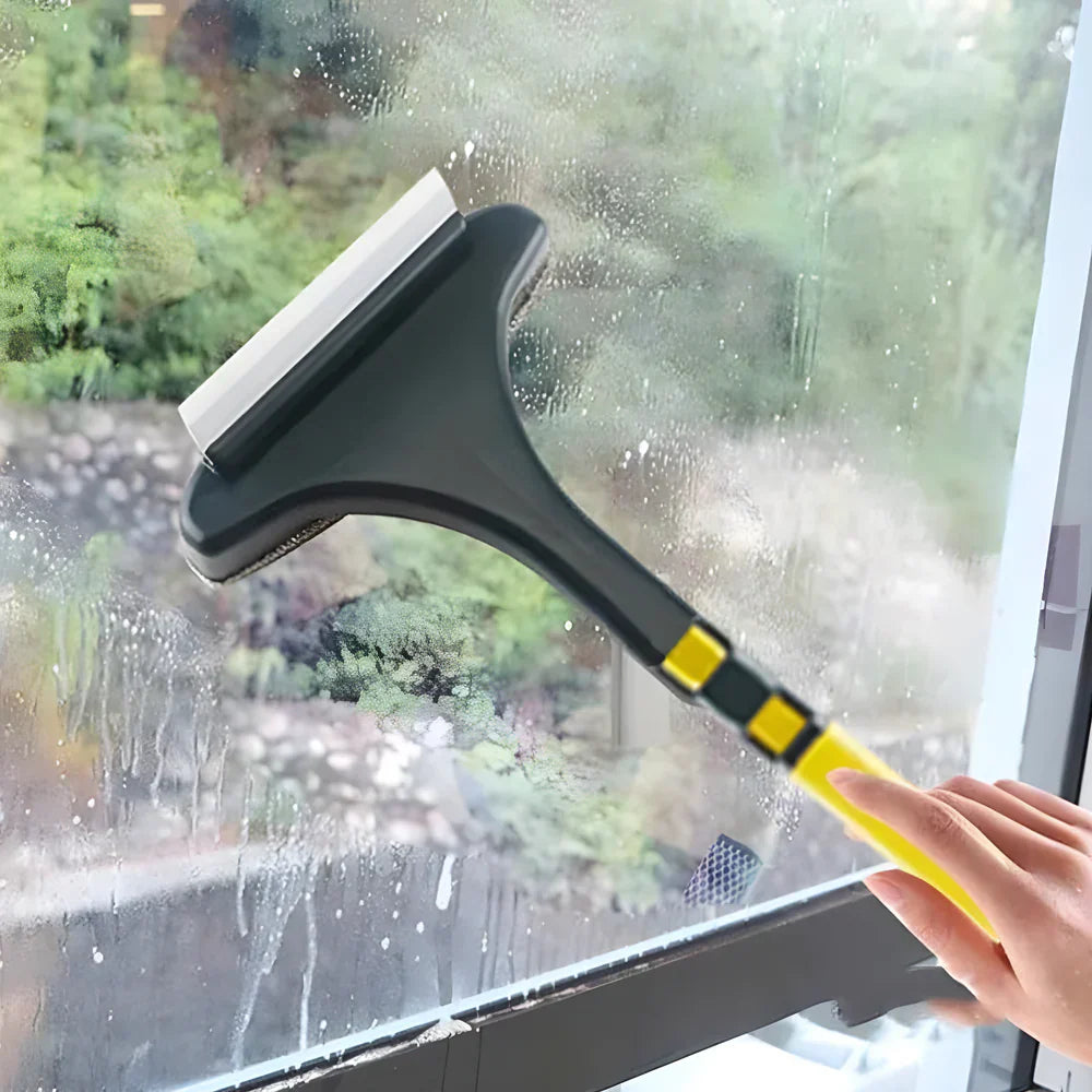 Fensterabzieher mit Bürste für Fliegengitter und Scheiben -    Zorenza