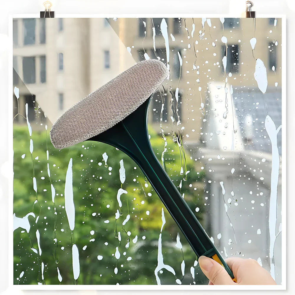 Fensterabzieher mit Bürste für Fliegengitter und Scheiben -    Zorenza