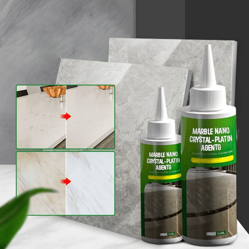 Steinoberflächen-Versiegelung 2er-Set – Hochglanzfinish für Marmor, Granit und mehr Zorenza