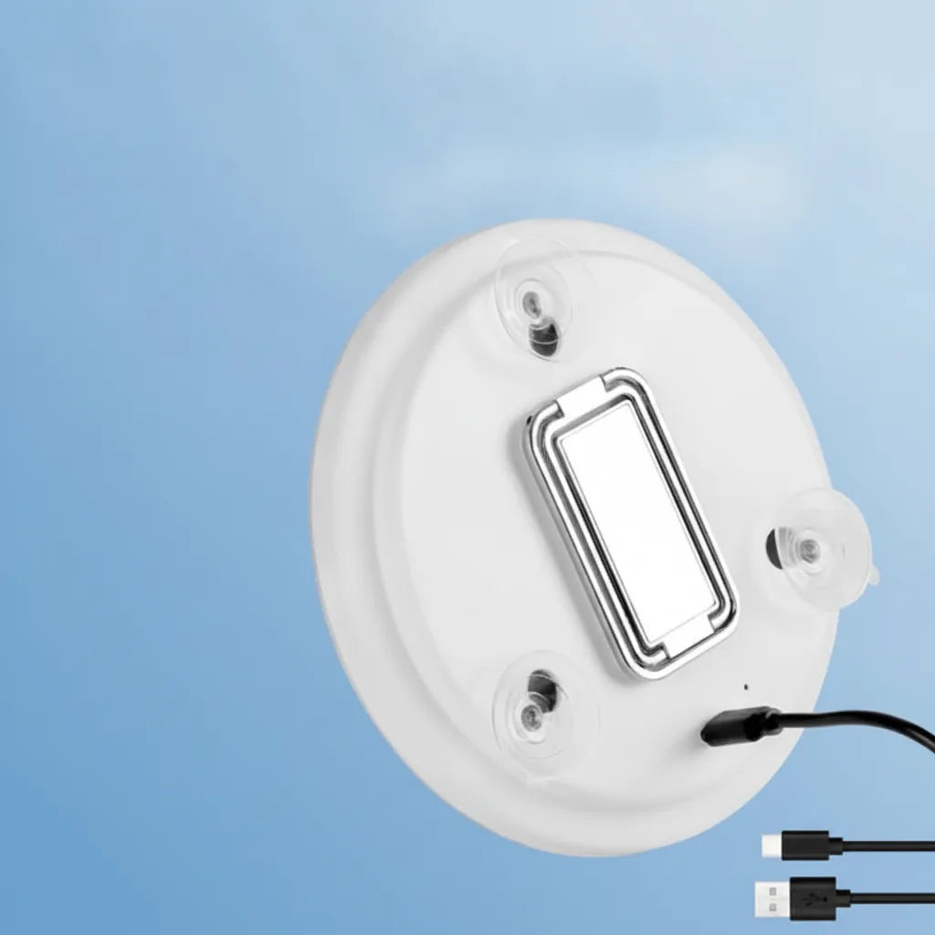 LED-Schminkspiegel mit 30x Vergrößerung und dimmbarem Licht Zorenza
