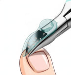 Nagelschere mit Spritzschutz – Ergonomisch für dicke Nägel -    Zorenza