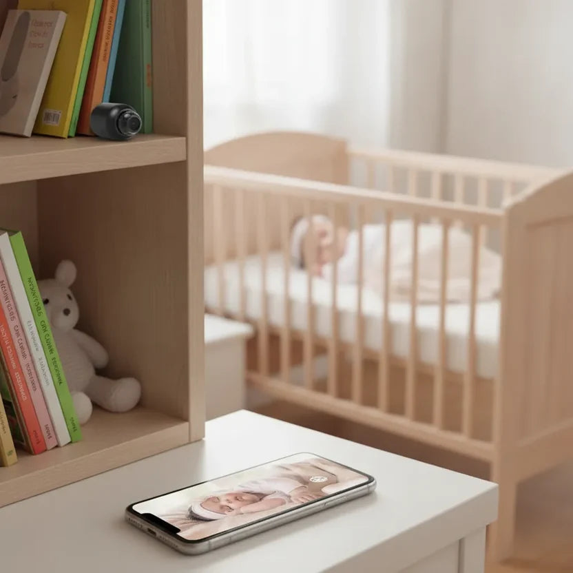 Mini WiFi Kamera mit 1080p HD und Live-Fernzugriff – Für Zuhause & Büro -    Zorenza