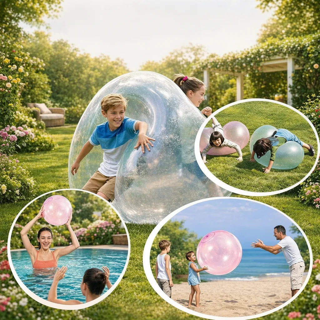 Aufblasbarer Spielball XXL – Reißfest aus TPR-Material -    Zorenza
